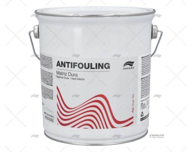 ANTIFOULING MATRICE DURE ROUGE 2,5L IMNASA