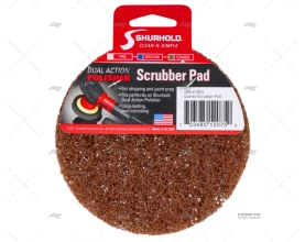 COARSE SCRUBBER PAD 5" DUAL ACTION 3203