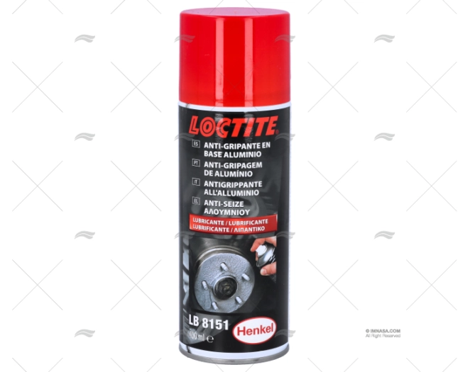 ALUMINIUM SPRAY ANTI-SEIZE 8151 400ml LOCTITE