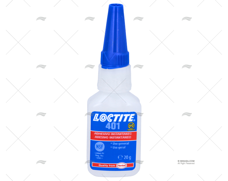 ADHESIF INSTANTANÉ 401 20gr LOCTITE