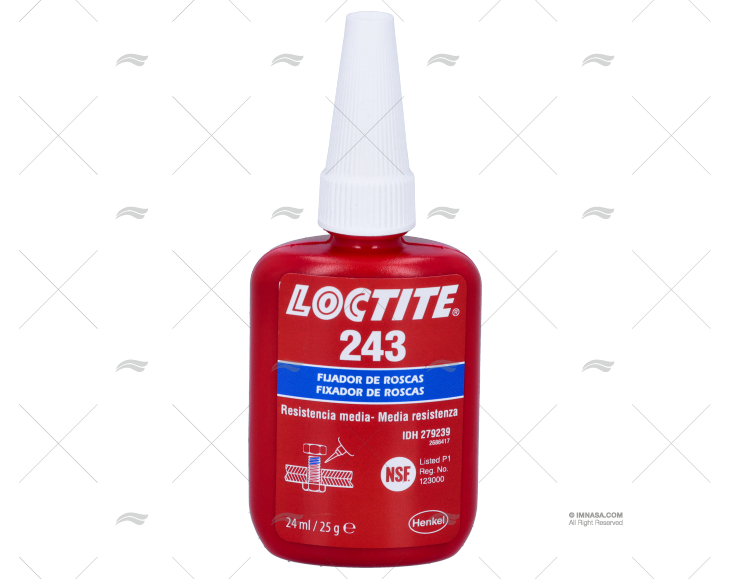 SCREW FIXATIVE 243 24ml BLUE LOCTITE