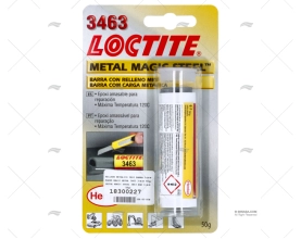 BARRA METAL MAGIC STEEL 3463 3+A+B 50gr LOCTITE